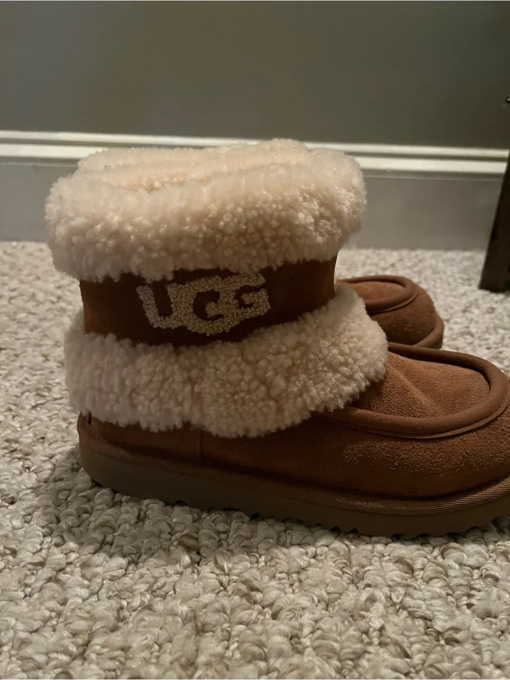 UGG plush cream